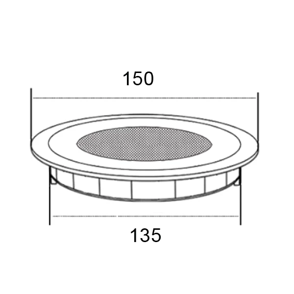 Spot LED Rond Slim 9 W 4000 K  - Ø 135 Downlight Ultimate Group