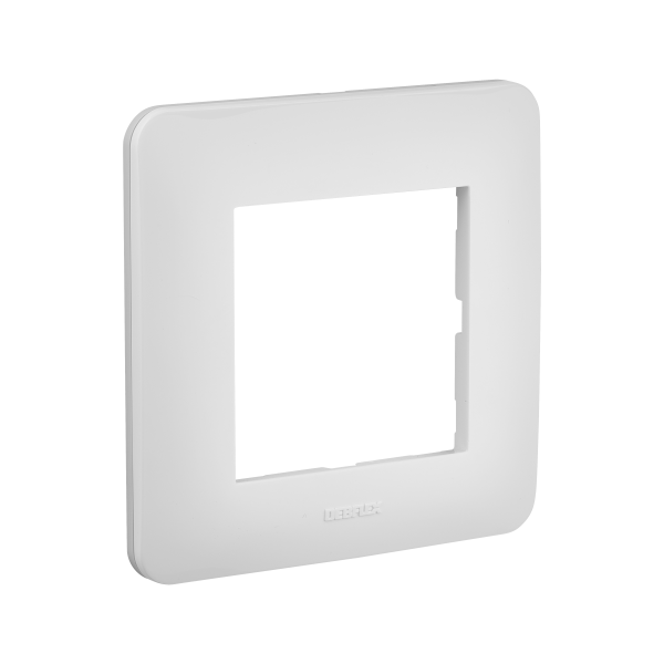 Plaque de Finition Simple Blanc Brillant CASUAL DEBFLEX