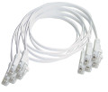 Lot de 5 Cordons RJ45 Plats Michaud – FTP – Longueur 0,2 m