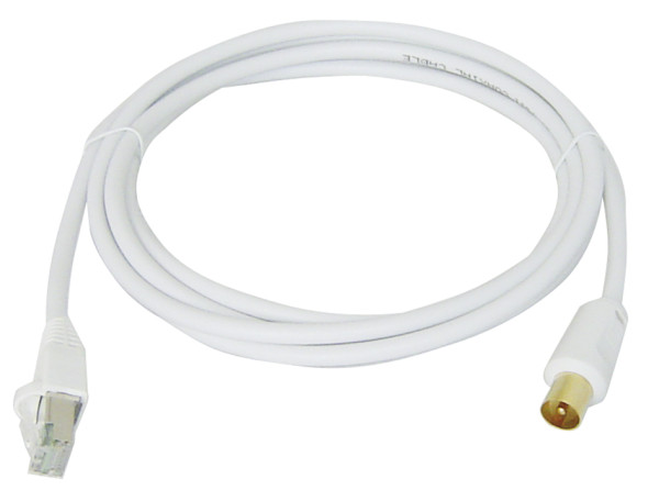 Cordon de Liaison RJ45 et Fiche IEC TV Michaud - Grade 3 TV