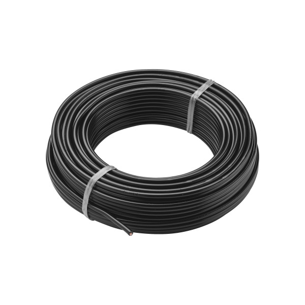 FIL ÉLECTRIQUE RIGIDE HO7V-U 1,5 MM2 NOIR C10M