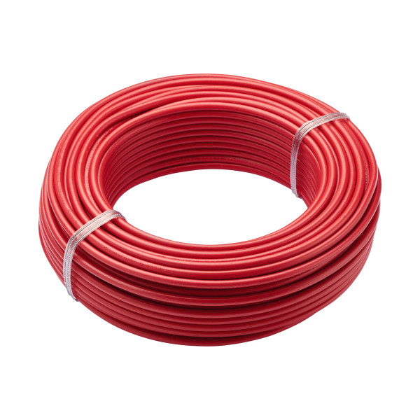 FIL ÉLECTRIQUE RIGIDE HO7V-U 2,5 MM2 ROUGE C25M