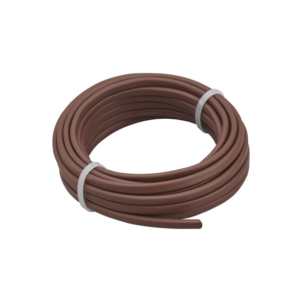 Câble électrique HO3VVH2-F Debflex bobine 5m 2x0.75 marron