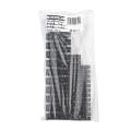 Lot 4 barrettes Debflex noires 1x4+1x6+1x10+1x16