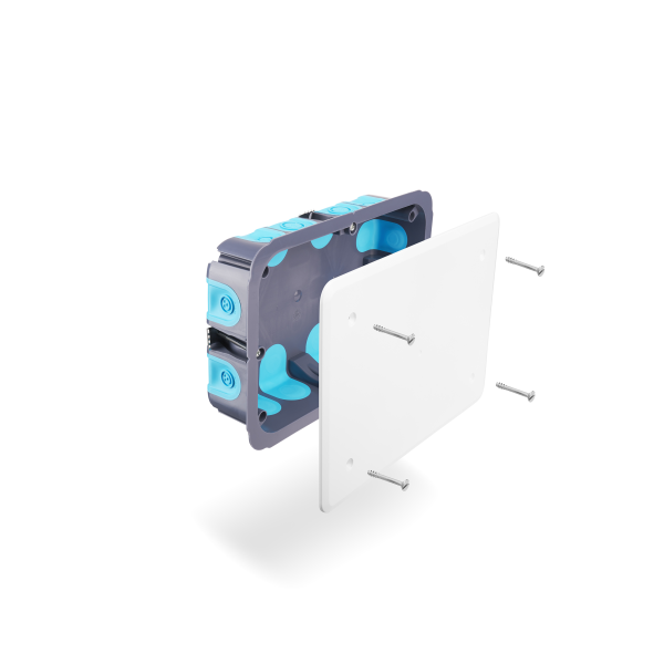 BOITE DE DERIVATION ENCASTREE STOPAIR AVEC COUVERCLE  170X110/P40