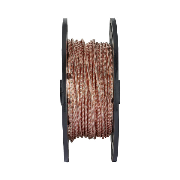 Cable de terre cuivre nu 25 mm² au metre 1/2 touret de 75 m