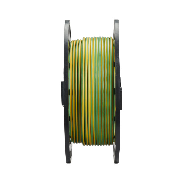 Cable ho7 v-r 10 mm² jaune/vert au metre 1/2 touret de 100 m