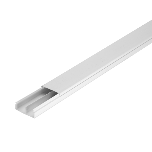 Moulure bicanale 50x20 mm 2m blanc