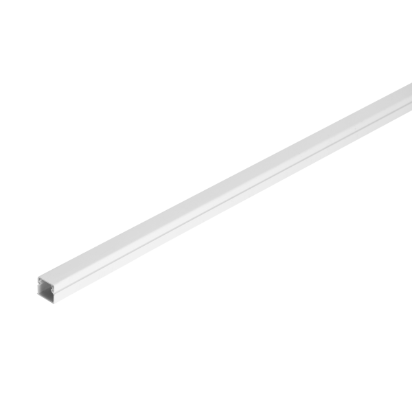 Moulure 12x12mm Debflex 1 compartiment adhésive blanc 