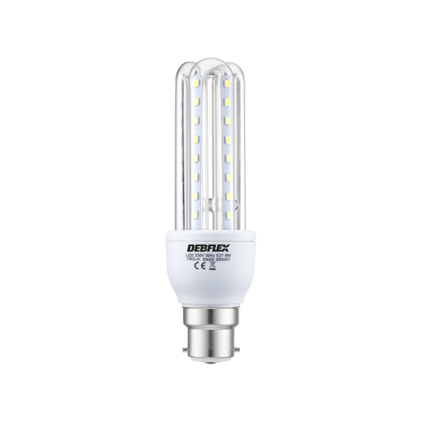 Ampoule led 3u t3 b22 9w 6500k 780lm