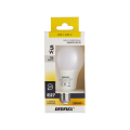 Ampoule a60 smd verre blanc e27 5w 2700k 450lm