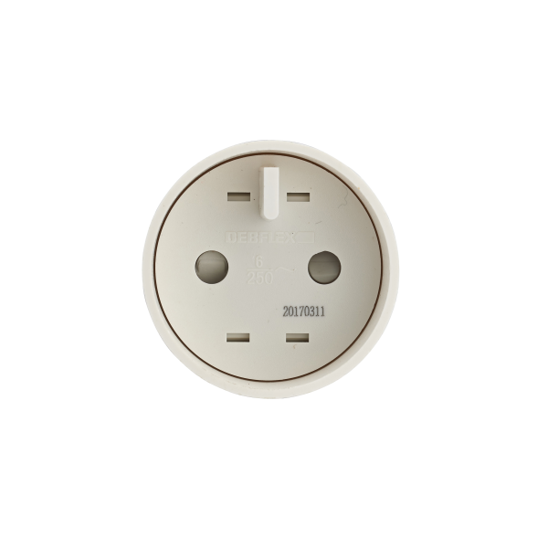 Adaptateur Debflex universel usa 15a 125v blanc vrac