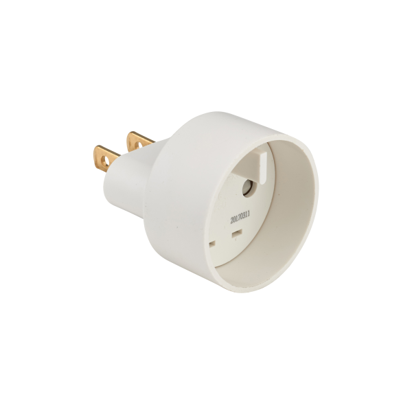 Adaptateur Debflex universel usa 15a 125v blanc vrac