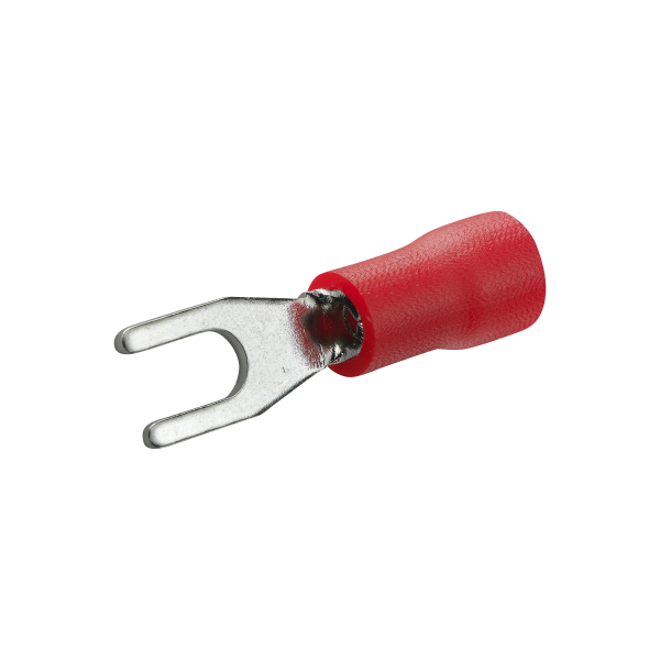 Sachet de 10 cosses à fourche pre-isolée Debflex rouge d3mm