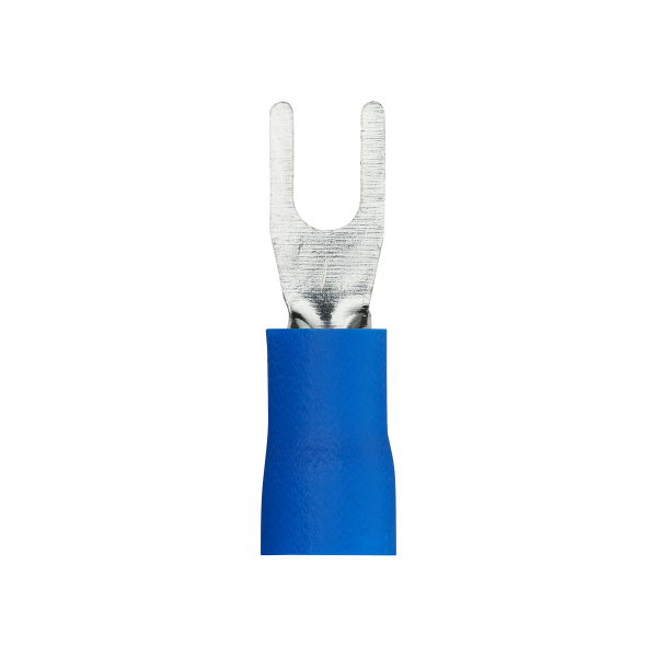 Sachet de 10 cosses à fourche pre-isolée Debflex bleu d3mm