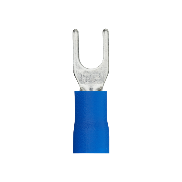 Sachet de 10 cosses à fourche pre-isolée Debflex bleu d4mm