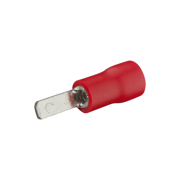 Sachet de 10 clips mâle pre-isolé Debflex rouge dim 2,8x0,8mm