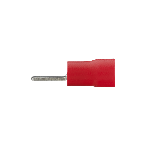 Sachet de 10 clips mâle pre-isolé Debflex rouge dim 2,8x0,8mm