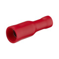 Sachet de 10 douilles cylindrique femelle pre-isolé Debflex rouge