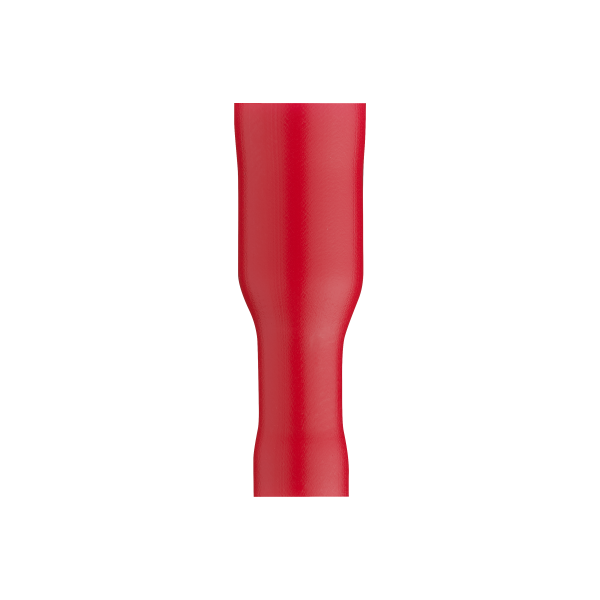 Sachet de 10 douilles cylindrique femelle pre-isolé Debflex rouge