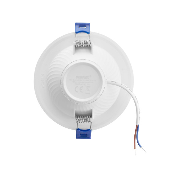 Downlight ø90mm smd verre blanc  9w trimax 720lm