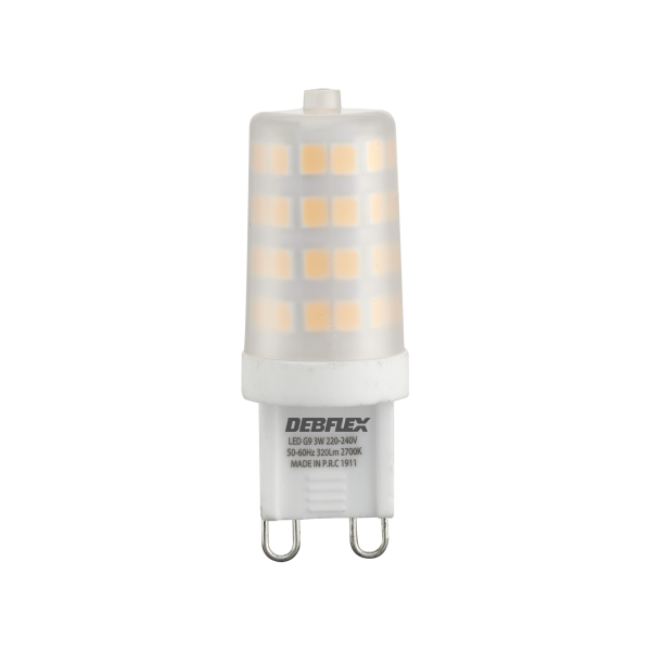 Ampoule smd transparent g9 3w 2700k 320lm