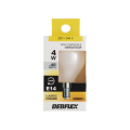 Ampoule g45 filament verre blanc e14 4w 2700k 470lm