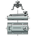 Agrafe pour tube f-5039