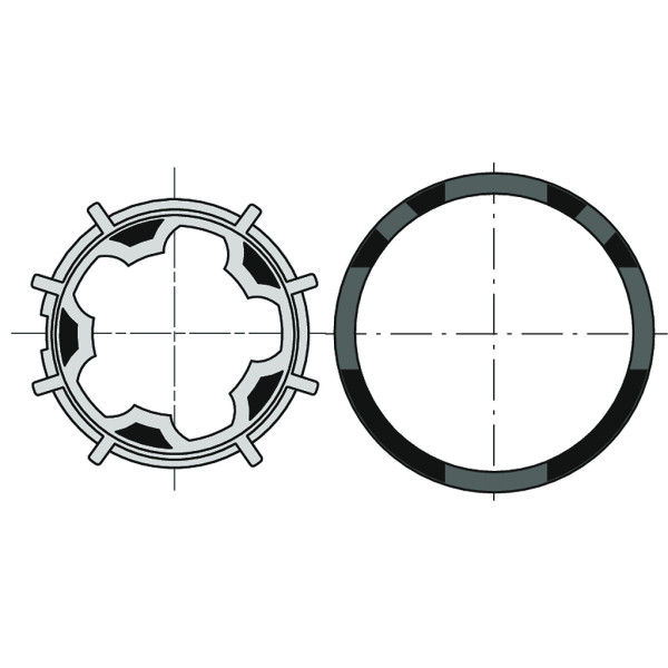 Roue+couronne d50 deprat 53 x10