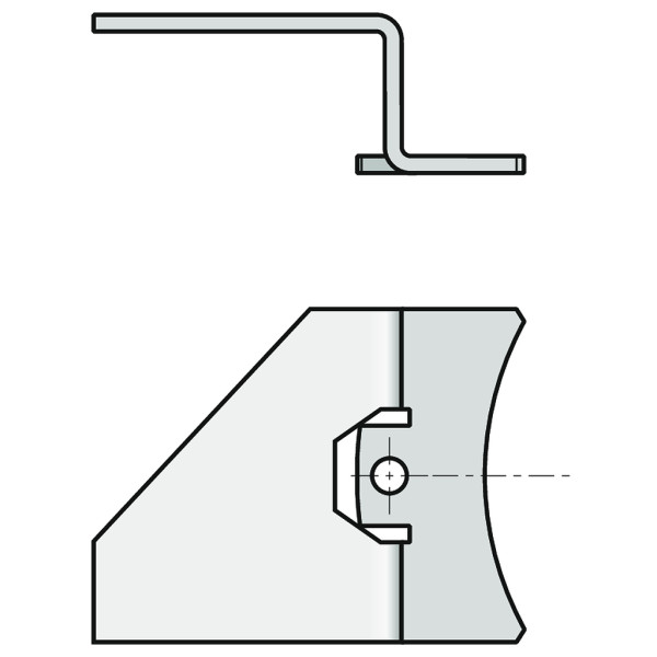 Patte métallique pour module platine x50