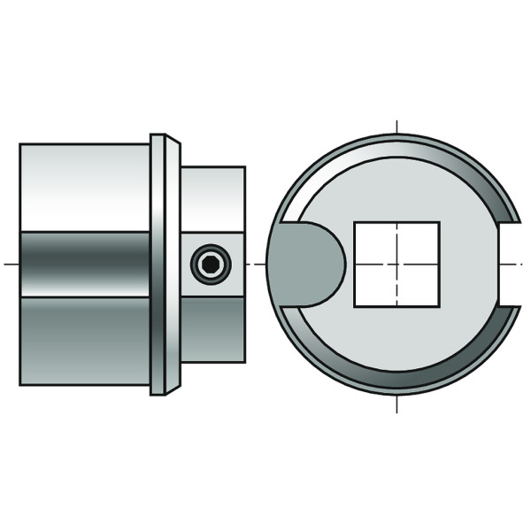 Embout sans axe pour tube d40