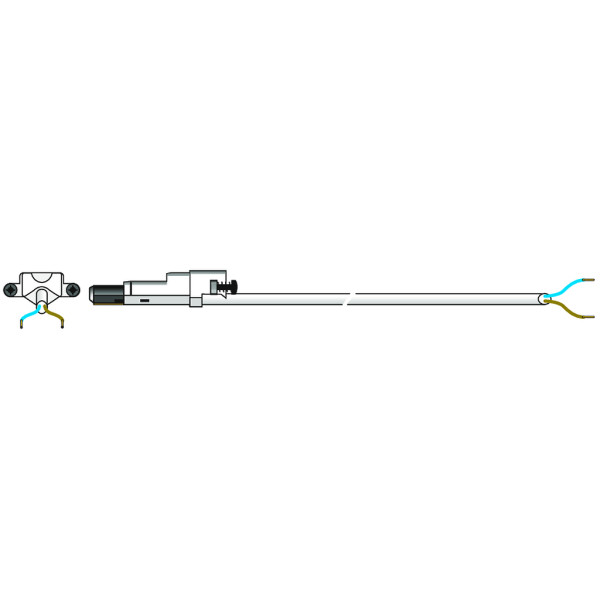 Cable moteur filaire dble iso vvf 2,5m 