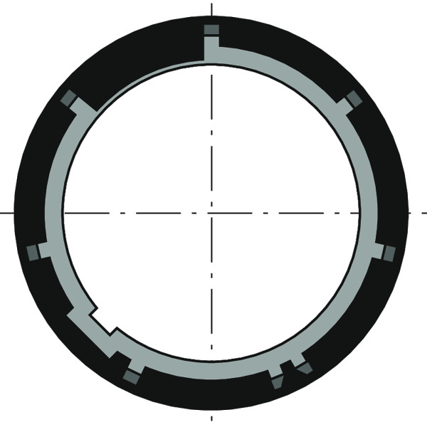 Couronne d50 tube f-2000 x10