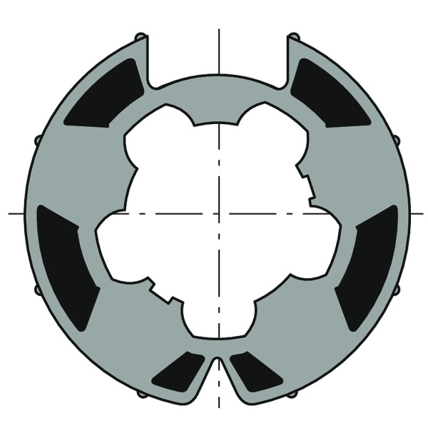 Roue d50 tube f-2000 x1