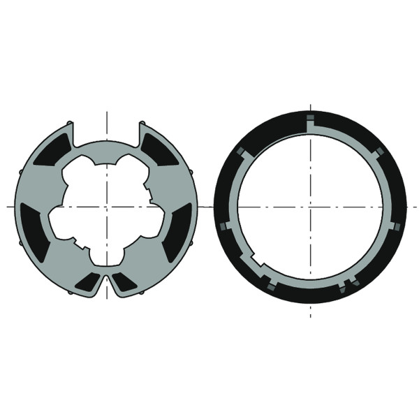 Kit (1 roue+1 couronne) d50 f-2000 x1