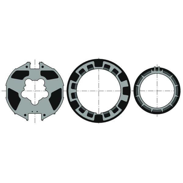 Roue+couronne 50/60 imbac 85/ tube 78 gp