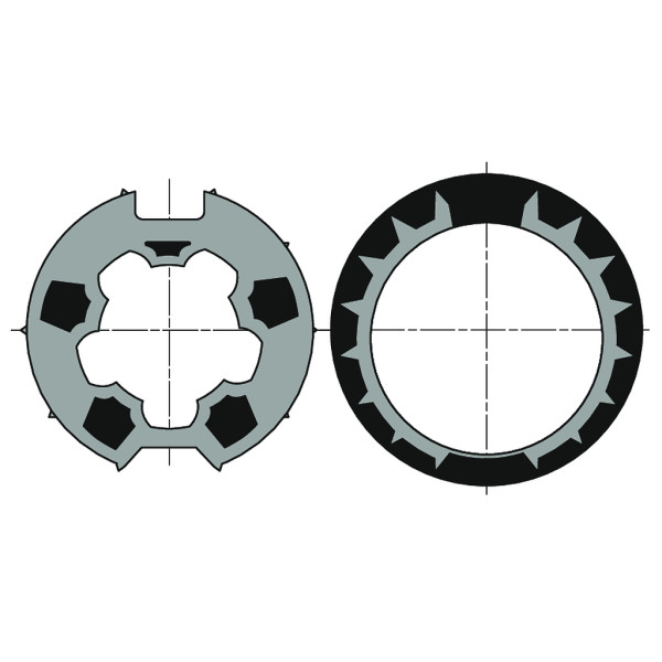 Roue+couronne d50 welser d63 goutte plat