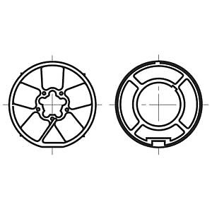 Roue+couronne lt60 - tube d