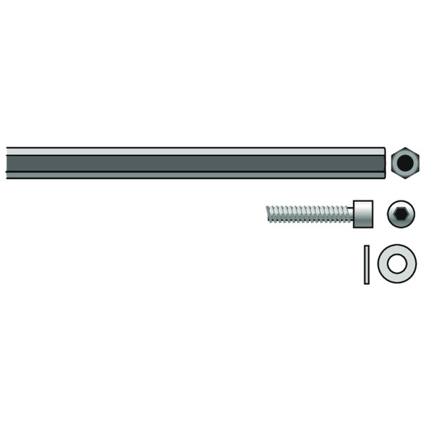 Rallonge sortie caisson axe hexa 7mm