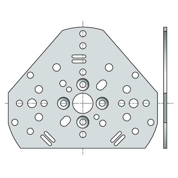 Plaque universelle pour motorisation ls 40