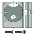 Support pour motorisation ls 40 caisson à tiroir