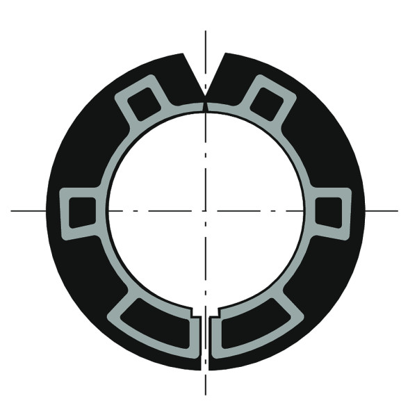 Couronne ls 40 pour tube hassinger diamètre 51