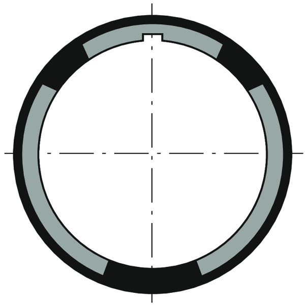 Couronne d50 tube ates d57