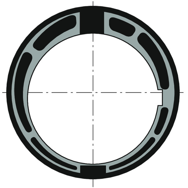 Couronne ø60 tube imbac 78gp