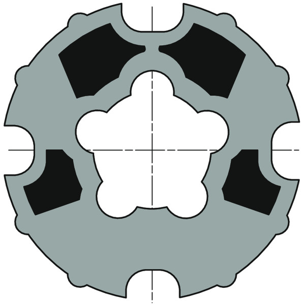 Roue ø50/60 imbac/dohn.78gp&r