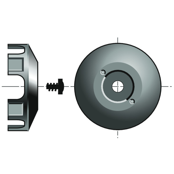 Stop roue moteur ø50