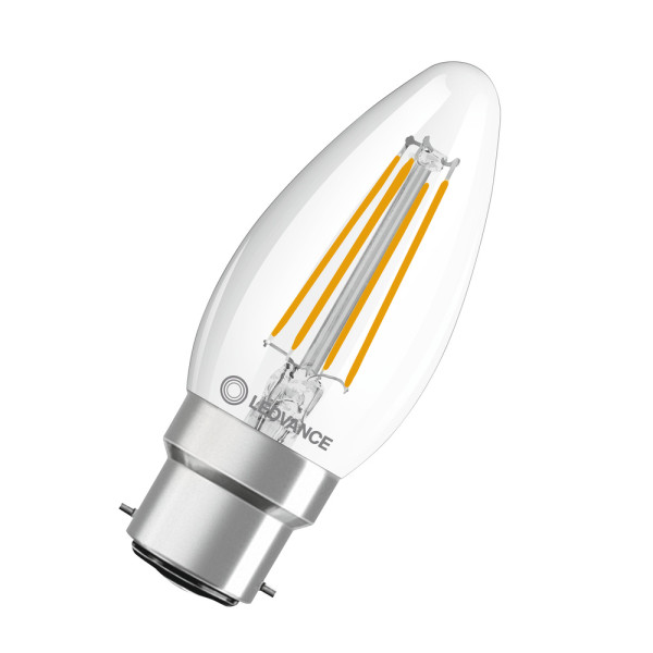 Led classic ledvance performance class clb40 verre 300° b22d 4w 470lm ra80 2700k