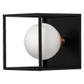 Decor square g9 150 ip44 noir