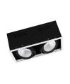 Ldv spot multi 2x30w/3000k 2x2700lm 38° blanc/noir ledvance