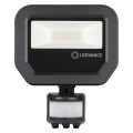 Ldv fl pfm sym 100 s 10w/3000k 1100lm ip65 100° noir projecteur sensor ledvance